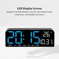 thumbnail image 3 of Reloj despertador digital Matsuzay con pantalla LED naranja, 3 of 6