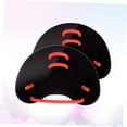 thumbnail image 3 of TEHAUX 1 Pair Webbed Swimming Gloves Black Asb Tpu For Aquatic Training Paddles, 3 of 7