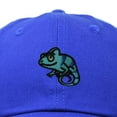 thumbnail image 2 of Dalix Chameleon Cap Embroidered Mens Cotton Dad Hat Baseball Hat in Royal Blue, 2 of 5