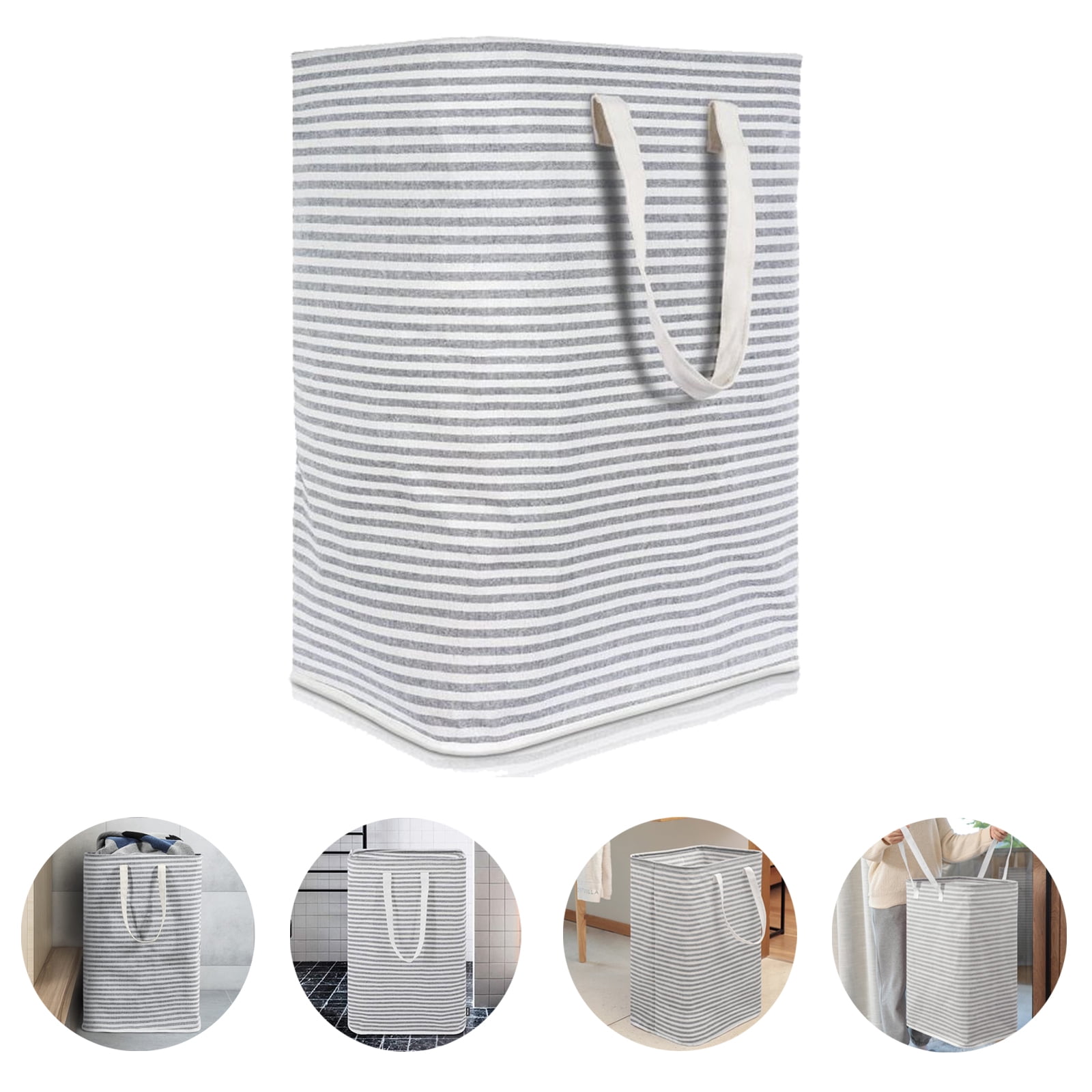 Semfri Collapsible Laundry Basket Laundry Hamper with Easy Carry