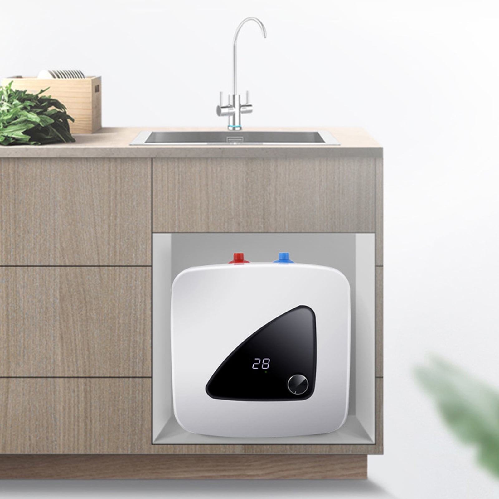 YIYIBYUS 1.5KW Electric Hot Water Heater Instant Under Sink Water