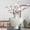 White Heart-Style 5, variant on chaungfeng Decorative Flowers Vase, Nordic Modern Abstract Vase for Bouquet Entryway Home, Non Fragile Vase Art Tabletop Decoration Warm House Gift Wedding Dining Table Bookshelf, Black S