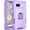 Purple, variant on SaniMore for Google Pixel 7A Multi-Functional Case, 3-Layer Protection Magnetic Cover Support Car Mount & 360° Rotatable Metal Ring Kickstand Full Body Shockproof Protective Shell, Green