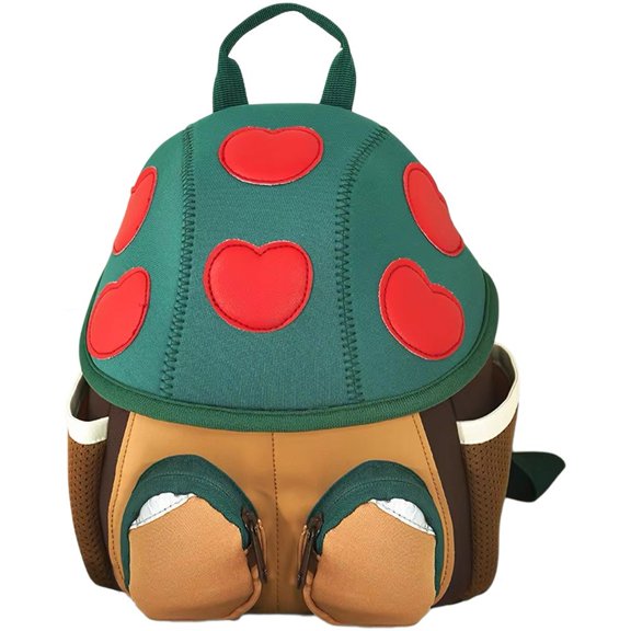 Jiibva Mushroom Shaped Casual Backpack, Lightweight Neoprene Small Daypack for Daily Use