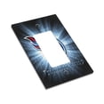 thumbnail image 3 of Panel de interruptores de pared con marco romano de cuero y luces de conmutación Titans, interruptor de luz individual, doble o con tirador, 3 of 8