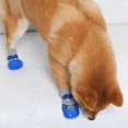 thumbnail image 3 of Greeniant 2 pares de calcetines medianos para mascotas Animal antideslizante impermeable calcetín para botas caminar viajar senderismo zapato Suministros para perros Azul S, 3 of 6