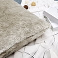 thumbnail image 6 of Home Soft Things Faux Fur Throw Pillow Cover 4 Piece Set-Simply Taupe - 20" x 20", 6 of 9