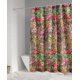 thumbnail image 1 of Levtex Home - Basel - Cortina de ducha (183 x 183 cm) con ojales - Boho Floral en naranja, verde azulado, rojo y azul - Naranja, verde azulado, rojo y azul, 1 of 3