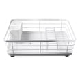 thumbnail image 2 of Dish Drying Rack, 16.9in Long 12.4in Wide Dish Drainer Metal  for Kitchen, 2 of 7