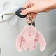 thumbnail image 5 of Lindo llavero de conejito de peluche kawaii, llavero de conejito rosa esponjoso, llavero estético para coche, accesorio para mujer, 5 of 7