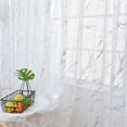 thumbnail image 4 of TEHAUX 1 Pc Voile Curtain Polyester Light Filtering Minimalist Homeowners Bathroom Windows, 4 of 6