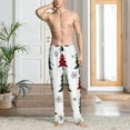 thumbnail image 2 of Zufioo Buffalo Plaid Christmas Trees Mens Pajama Pants Sleep & Lounge Pants Sleepwear Pants(Available in Big & Tall)-Small, 2 of 6