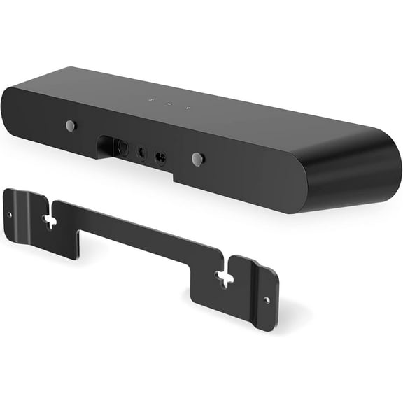 Aiweiwa Soundbar Mount for Sonos Ray Wall Mount Bracket Easy to Install for Sonos Ray Mount Under TV - Heavy Duty Floating Sound Bar Mounts for Sonos Ray Soundbar Wall Mount, Black