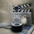 thumbnail image 2 of Disney STITCH & LILO figura de luz nocturna Led 3D para niños, decoración de habitación de cama, lámpara de Anime 3d, regalo de cumpleaños y Navidad para niños, 2 of 3