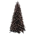 thumbnail image 1 of Vickerman 14266 - 6.5' x 46" Black Ashley Spruce Slim 450 Clear Lights Christmas Tree (K863066), 1 of 1