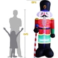 thumbnail image 2 of MEZOOM 8 Feet Christmas Inflatable Nutcracker Soldier Holiday Lighted Blow up Yard Decoration 8ft Nutcracker Inflatable Indoor Porch Outdoor, 2 of 5