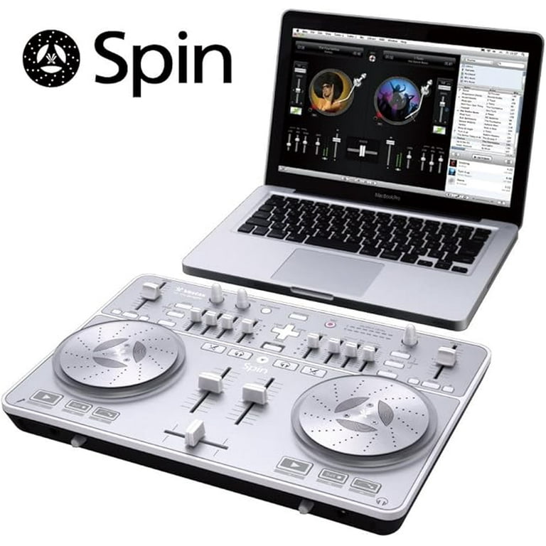 【良品】Vestax DJコントローラー スピン algoriddim djay Pre-Owned vestax spin dj turntable controller compatible with djay