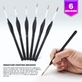 thumbnail image 3 of General Pencil Masters Brush Cleaner & Preserver and Pixiss Small Paint Miniature Brushes Fine Tip 6pc, 3 of 6