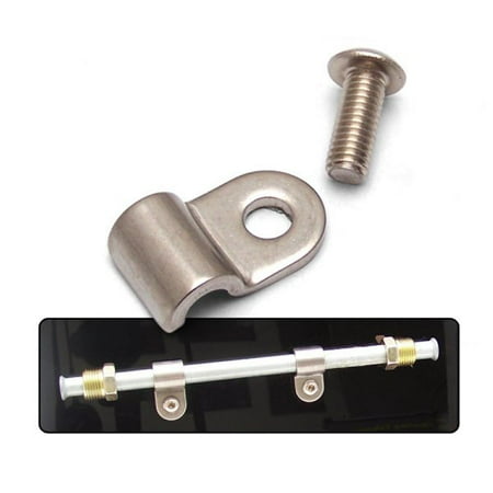 

3/8in Stainless Steel Single Line Clamps 12Pk