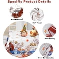 thumbnail image 4 of Fall Thanksgiving Double Border Decoration Tablecloth, Leave & Pumpkin Harvest Tablecloths, Waterproof Table Cover for Dinner Kitchen Party Holiday Decorations, 60"x 84" Oblong/Rectangle, 4 of 6
