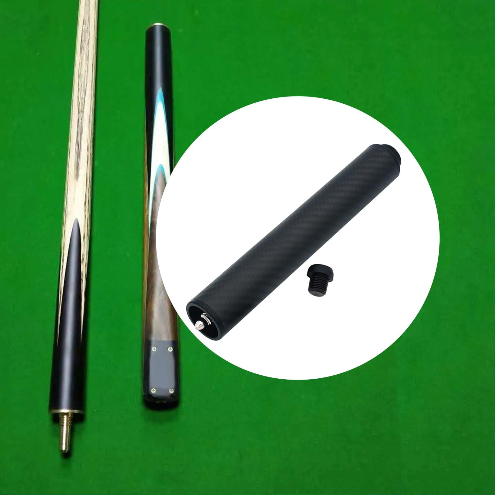 Pool Cue Extension,Pool Cue Extender Sleeve Extension Weight Screw,Universal Cue Extension End Billiard Accessories,Nine Ball Billiard Cue End End Lengthener Long,Snooker Pool Cue Extender 38cm