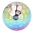 thumbnail image 3 of 100 Sides Polyhedral Number Dice Metal 5cm Diameter Easy to Read with Velvet Bag for Over 14 Years Old Plating Color, 3 of 4