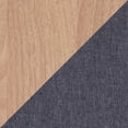 thumbnail image 2 of LumiSource Natural Wood, Grey Fabric Telephone Bench, 2 of 9