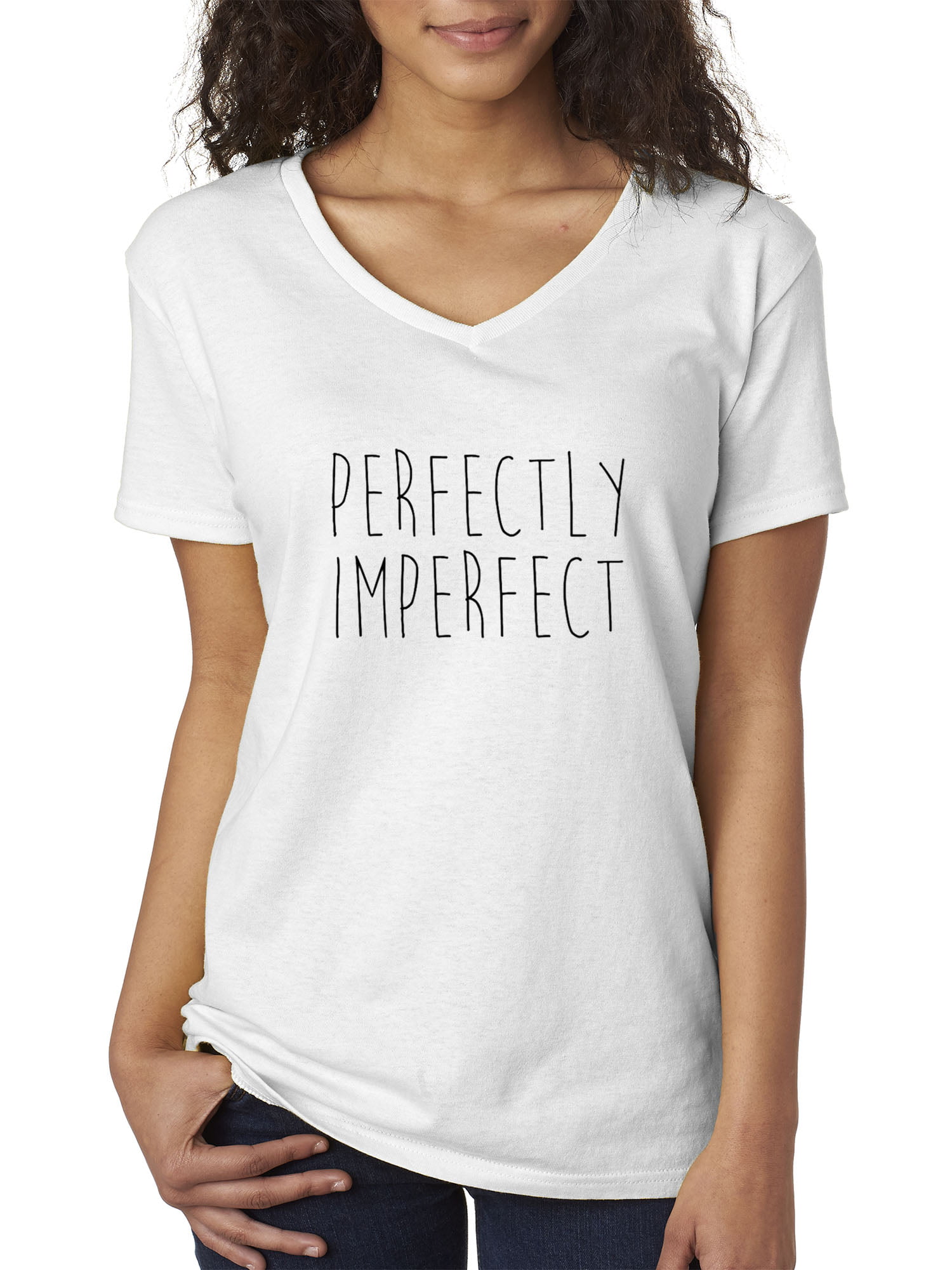 Perfectly Funny Imperfect Retro UniSex Gift Novelty Blouse Ladie/'s T-Shirt Top