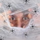 thumbnail image 2 of Decoración de Halloween Araña Algodón Telaraña Accesorios Fiesta Decoración Casa Encantada, 2 of 3