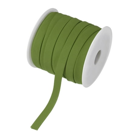 Uxcell Double Fold Bias Tape 1/2" 25 Yards for Sewing/Seaming/DIY Dark Green