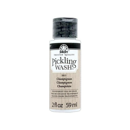 Plaid Folkart Pickling Wash 2oz Champignon