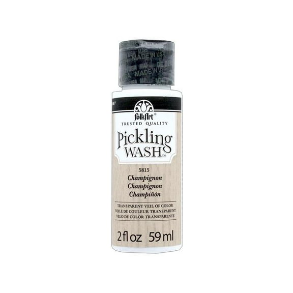 Plaid Folkart Pickling Wash 2oz Champignon