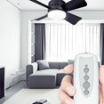 thumbnail image 2 of AWO Replacement Remote Control Compatible with Bell+Howell Socket Breeze Ceiling Fan Light, 2 of 7