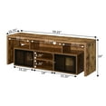 thumbnail image 5 of Convenience Concepts Lexington 60 inch TV Stand with Storage Cabinets and Shelves, Multiple Finishes, 5 of 6