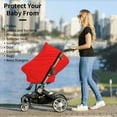 thumbnail image 5 of Haiem Red Baby Nursing Cover & Nursing Poncho - Multi Use Cover for Baby Car Seat Canopy, Stroller Cover, 360°Full Privacy Breastfeeding Coverage, 5 of 9