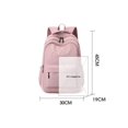 thumbnail image 4 of Women's School Bags Travel Large Capacity Backpack Blue, 4 of 5