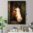 thumbnail image 4 of Antique Moody Equestrian Canvas Wall Art, Rustic Horse Oil Painting Print, Farmhouse Decor, 4 of 8