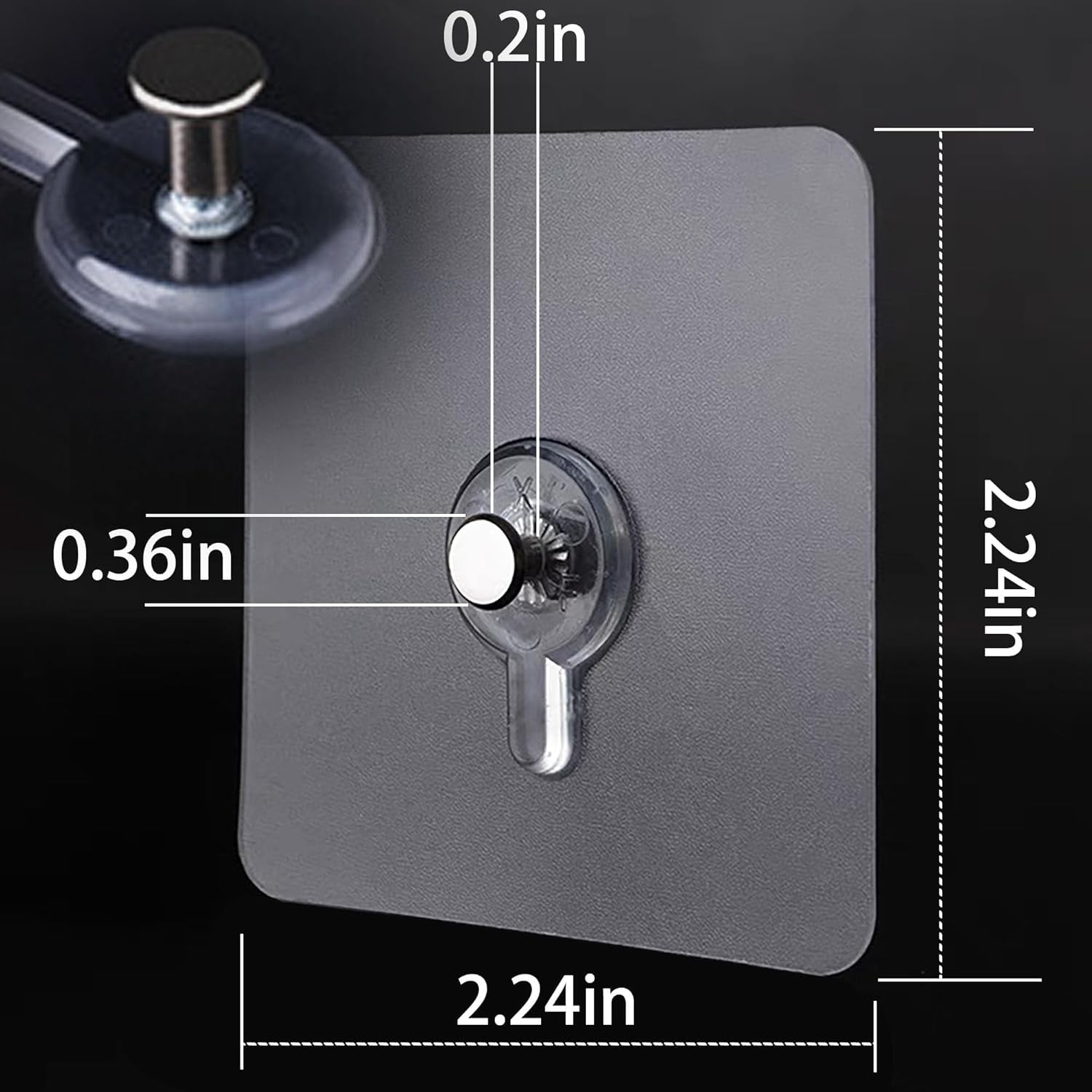 Picture Hangers Without Nails, Nail Free Wall Hangers, Adhesive Wall Hooks for Hanging with Waterproof and Oilproof
