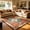 Bohemian103, variant on Washable Area Rug, Soft & Non-Slip, Vintage Distressed Medallion Large Carpet for Living Room, Bedroom & Study 5’x7’