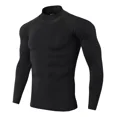 thumbnail image 1 of Playera Licra Deportiva Gym Compresión Cuello Ruso, 1 of 8