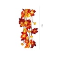 thumbnail image 3 of Battery Operated Maple Leaf String Lights LED Fall Garland Outdoor Indoor Halloween Porch Decor Pumpkin Accent Lighting(20pcs), 3 of 8