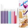 thumbnail image 4 of Abbracc Paper Quilling Tools Slotted Kit Rolling Curling Needle Pen Decoration Different 12x Straight Tweezer, 4 of 8