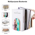 thumbnail image 3 of Harley Quinn Bookends Wood Book Divider Decor Shelves Non-Skid Book Stand 2 Pieces For Classroom Dormitory Bookshelf Office Home, 3 of 7