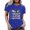 Blue, variant on Nice Naughty An Attempt Was Made Shirt for Women Short Sleeve Crewneck Funny Christmas T Shirts Holiday Party Tops