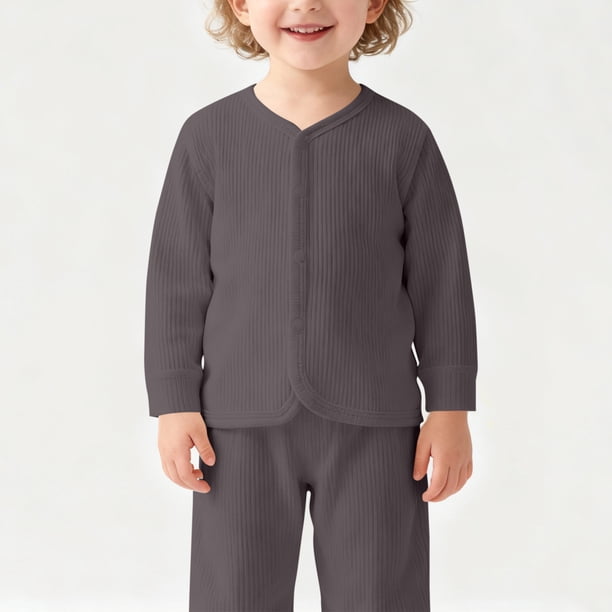 Prendas de abrigo y chaquetas informales sin capucha de manga larga para niños, abrigo para bebés, blusa de moda de otoño y primavera con jersey, camisa de manga larga con cuello redondo de color liso