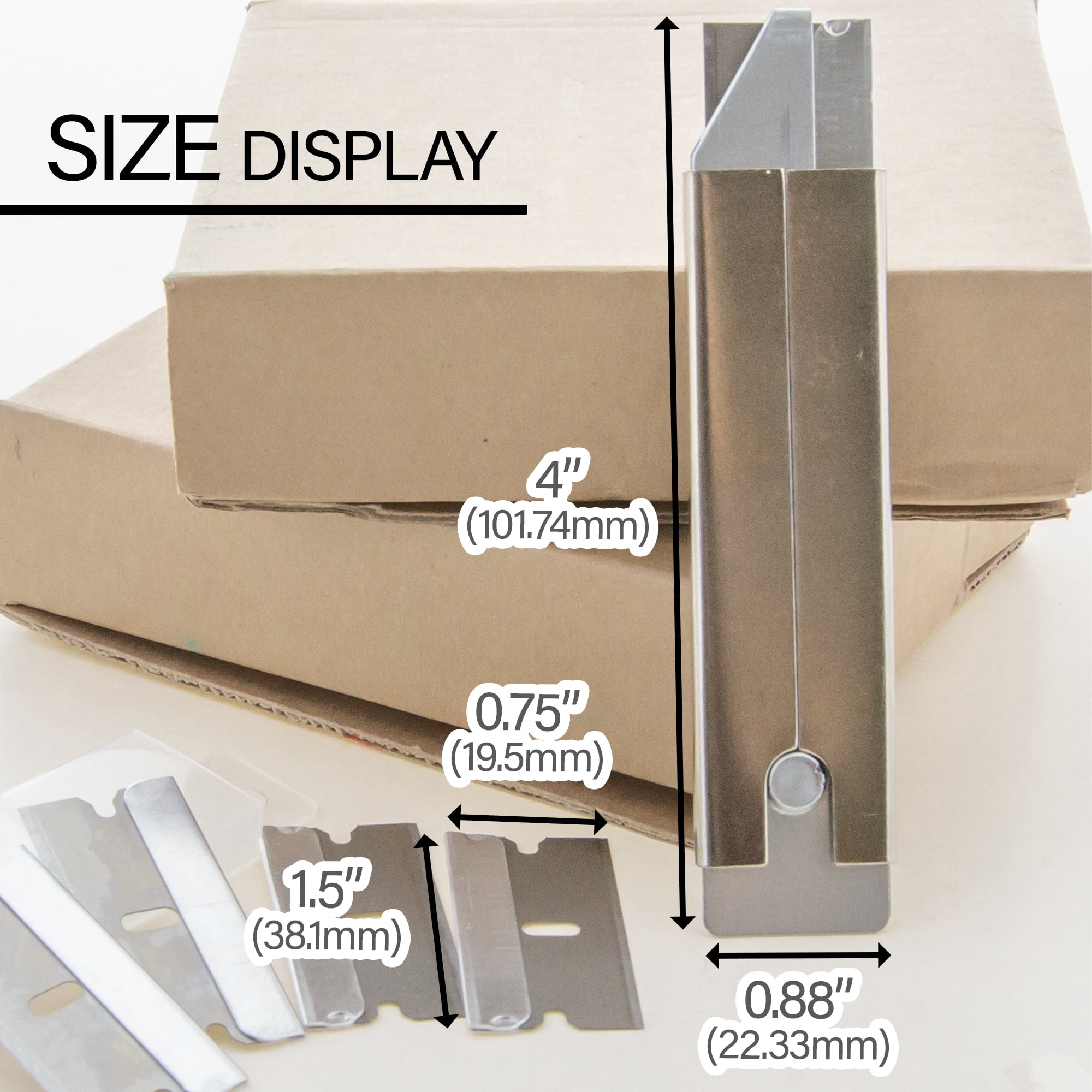 BAZIC Carton Cutters w/ 4 Replacement Blades in tube, Utility Knife Sets, 24-Pack