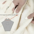 thumbnail image 3 of Sherpa Poncho Blanket Super Soft Comfy Plush Wearable Fleece Blanket  for Adult, 3 of 5