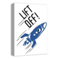 thumbnail image 2 of Creative Products Lift Off Blue 12x18 Canvas Wall Art, 2 of 5