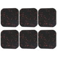 thumbnail image 4 of Rubber Ground Mat, Wear-resistant Elastic Treadmill Mat Non-slip With Treadmill Mat For Exercise Black Red, 4 of 8