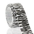 thumbnail image 1 of 7/8" White/Black Zebra Grosgrain Ribbon 5 Yard, 1 of 1